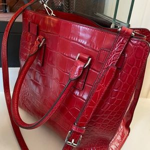 Crocodile women handbag